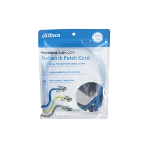 DH-PFM972-6U-1-AZ. Patch cord 1 metro Dahua categoría 6 de 24AWG COLOR AZUL