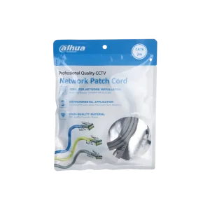 DH-PFM972-6U-2-gray. Patch cord 2 metro Dahua categoría 6 de 24AWG COLOR GRIS