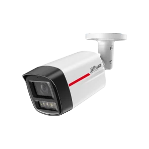 Alternative view of DH-IPC-HFW2449TLP-S-LED-0280B-PRO. Cámara IP Dahua tipo bullet 4MP lente fijo de 2.8mm tecnología Wizcolor iluminación máxima de 50m protección IP67 con protección perimetral.