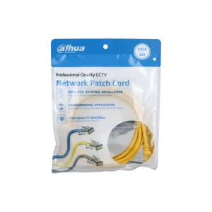 DH-PFM972-6U-2-S. Patch cord 2 metro Dahua categoría 6 de 24AWG COLOR AMARILLO