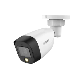 DH-HAC-HFW1239CN-A-LED-0280B-S3. Cámara Dahua bullet HDCVI 2MP Full Color lente fijo de 2.8mm iluminador de hasta 20m