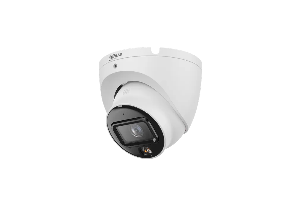 DH-IPC-HDW1639TP-A-IL-0280B-S6. Cámara IP Dahua de 6MP tipo eyeball lente fijo de 2.8mm doble iluminación de 30m protección IP67 con micrófono incorporado.