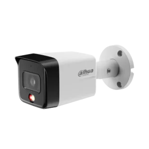 DH-IPC-HFW1639TCP-A-IL-0280B-S6-QH. Cámara IP Dahua tipo Bala, 6MP, lente fijo 2.8mm, Luz multi-color integrada alcanza 30M de iluminación, Detección de Humanos, IP67.