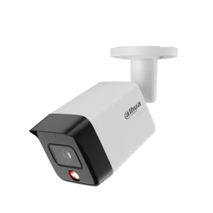 Alternative view of DH-IPC-HFW1639TCP-A-IL-0280B-S6-QH. Cámara IP Dahua tipo Bala, 6MP, lente fijo 2.8mm, Luz multi-color integrada alcanza 30M de iluminación, Detección de Humanos, IP67.