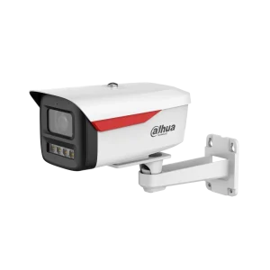Alternative view of DH-IPC-HFW2449MP-S-LED-0360B-B-PRO.Cámara Dahua IP tipo Bala, 4MP, Lente Fijo 3.6 mm, Tecnología WizColor , Iluminación con luz blanca 50M, Protección Perimetral, Soporta Micro SD hasta 256 GB, IP67.