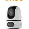 IPC-S2XEN-6M0S. Cámara Wifi Imou Ranger Dual Pro 6 MP, con lente fijo de 3MP y lente PT de 3MP, Soporta Micro SD hasta 512GB,  Pose IA ( Detección de Sonido Anormal, Sirena Personalizada, Detección Hu